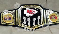Kansas City Chiefs Super Bowl 58 LVIII Championship Belt 2024 Football 4mm Brass