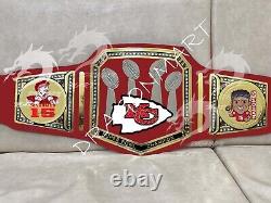 Kansas City Chiefs Super Bowl 58 LVIII MVP Championship Belt Mahomes 2mm Brass