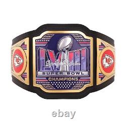 Kansas City Chiefs Super Bowl Champions WWE Legacy Title Belt 2MM BRASS REPLICA