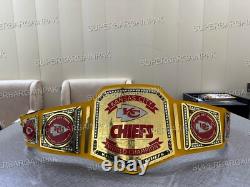 Kansas City Chiefs Super Bowl Championship Belt 2mm Brass