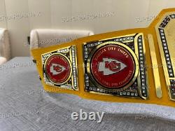 Kansas City Chiefs Super Bowl Championship Belt 2mm Brass