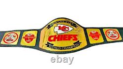 Kansas City Chiefs Super Bowl Championship Belt American Football 4mm zinc