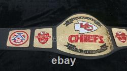 Kansas City Chiefs Super Bowl Championship Belt American Football NFL 2mm Brass