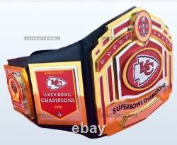 Kansas City Chiefs Super Bowl Championship Belt American Football NFL 4mm Brass