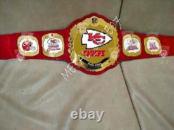 Kansas City Chiefs Super Bowl Championship Belt NFL American Football 2mm Brass