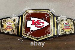 Kansas City Chiefs Super Bowl Championship Belt NFL American Football 2mm Brass