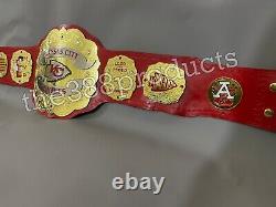 Kansas City Chiefs Super Bowl Championship Football NFL Fan Belt 4mm Zinc