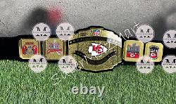 Kansas City Chiefs Super Bowl Championship LVIII belt 2mm brass