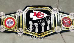 Kansas City Chiefs Super Bowl Championship LVIII belt 2mm brass