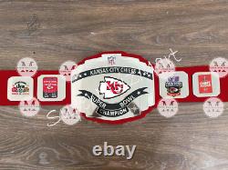 Kansas City Chiefs Super Bowl Championship LVIII belt 2mm brass