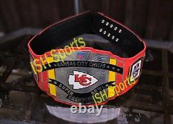 Kansas City Chiefs Super Bowl Championship Leather Belt American Football NEW