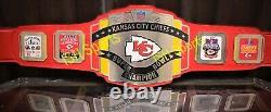 Kansas City Chiefs Super Bowl Championship Leather Belt American Football NEW