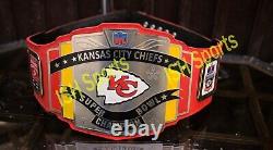 Kansas City Chiefs Super Bowl Championship Leather Belt American Football NEW