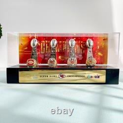 Kansas City Chiefs Super Bowl Championship Trophy Ring with Display Case