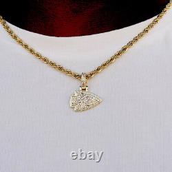 Kansas City Chiefs, Super Bowl Champs, Gold Plated And Coated Necklace Pendant