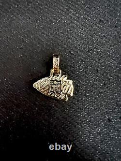 Kansas City Chiefs, Super Bowl Champs, Gold Plated And Coated Necklace Pendant