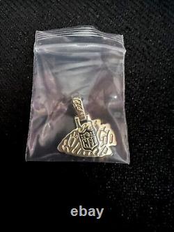 Kansas City Chiefs, Super Bowl Champs, Gold Plated And Coated Necklace Pendant