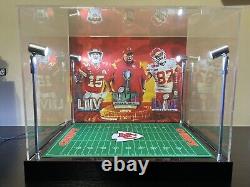Kansas City Chiefs Super Bowl Custom Full Size Helmet Display With LED Li