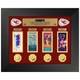 Kansas City Chiefs Super Bowl Deluxe Gold Coin Ticket Frame