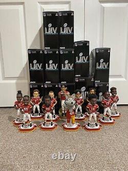 Kansas City Chiefs Super Bowl LIV 54 Championship NFL Exclusive Bobblehead Lot