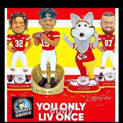 Kansas City Chiefs Super Bowl LIV 54 Championship NFL Exclusive Bobblehead Lot