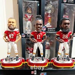 Kansas City Chiefs Super Bowl LIV 54 Championship NFL Exclusive Bobblehead Lot