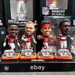 Kansas City Chiefs Super Bowl LIV 54 Championship NFL Exclusive Bobblehead Lot