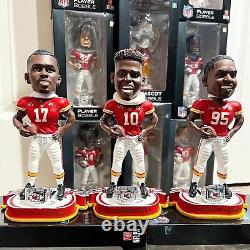 Kansas City Chiefs Super Bowl LIV 54 Championship NFL Exclusive Bobblehead Lot