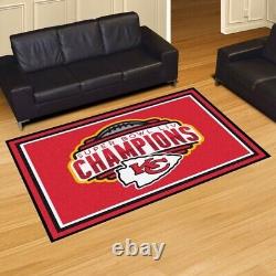 Kansas City Chiefs Super Bowl LIV Champions 5' x 8' Ultra Plush Area Rug