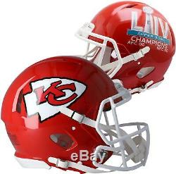 Kansas City Chiefs Super Bowl LIV Champions Riddell Speed Authentic Helmet