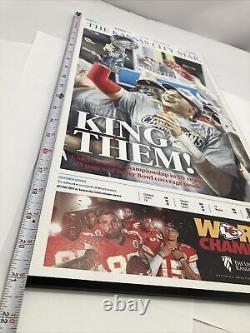 Kansas City Chiefs Super Bowl LIV Newspaper Photo Framed in Black! Feb 3, 2020