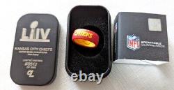 Kansas City Chiefs Super Bowl LIV Nib Ring Numbered Sz6 Groove Life Silicone