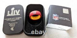 Kansas City Chiefs Super Bowl LIV Nib Ring Numbered Sz6 Groove Life Silicone