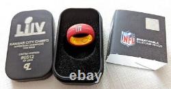 Kansas City Chiefs Super Bowl LIV Nib Ring Numbered Sz6 Groove Life Silicone