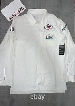 Kansas City Chiefs Super Bowl LIV Nike Dri-Fit Sideline Shirt Sz M DC5062 100