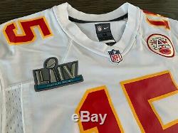Kansas City Chiefs Super Bowl LIV Patch Nike Jersey Patrick Mahomes MVP RARE NWT