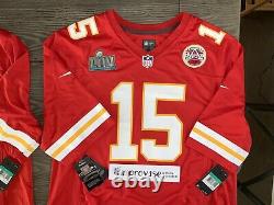 Kansas City Chiefs Super Bowl LIV Patch Nike Jersey Patrick Mahomes MVP RARE NWT