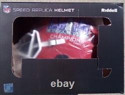 Kansas City Chiefs Super Bowl LVIII 58 Champions Riddell Full Size Deluxe Helmet