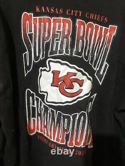 Kansas City Chiefs Super Bowl LVIII Champions Full-Zip Hoodie XL New $120