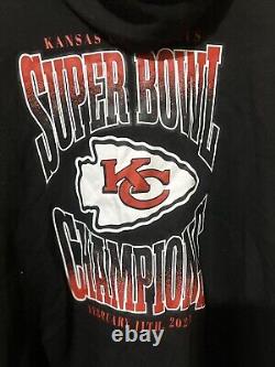 Kansas City Chiefs Super Bowl LVIII Champions Full-Zip Hoodie XL New $120