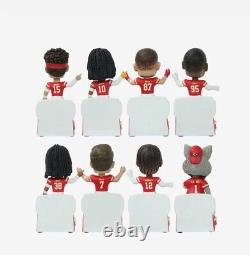 Kansas City Chiefs Super Bowl LVIII Champions Mini Bobblehead Boxed Set FOCO NEW