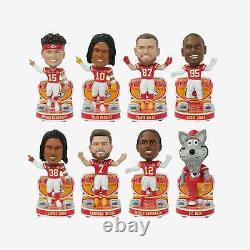 Kansas City Chiefs Super Bowl LVIII Champions Mini Bobblehead Boxed Set NFL