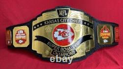 Kansas City Chiefs Super Bowl LVIII Champions NFL Championship Belt Adult Size