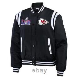 Kansas City Chiefs Super Bowl LVIII Champions Varsity Bomber Jacket XS Pre-sale