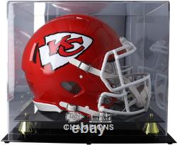 Kansas City Chiefs Super Bowl LVIII Champs Golden Classic Helmet Display Case