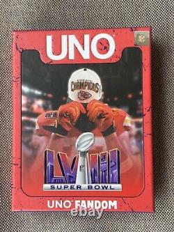 Kansas City Chiefs Super Bowl LVIII Fisher Price Little People & Uno Fandom Game
