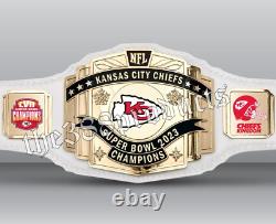 Kansas City Chiefs Super Bowl LVII 2023 NFL Football Champion Fan Belt 4mm Brass