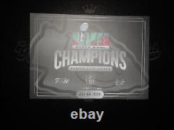 Kansas City Chiefs Super Bowl LVII Champions 12'' Limited Ed MAHOMES KELCE JONES