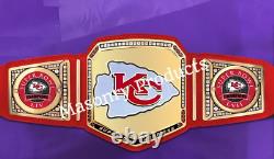 Kansas City Chiefs Super Bowl LVII/LIV championship belt 2mm Brass