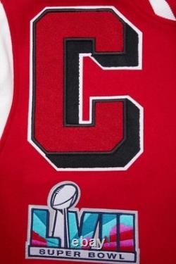 Kansas City Chiefs Super Bowl LVII Varsity Jacket NFL Pro Line Red White Letterm